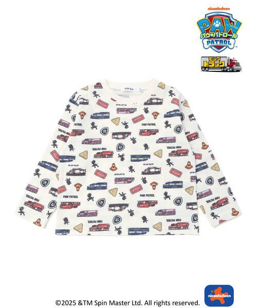 SLAP SLIP / スラップ スリップ その他 | 【パウ・パトロール×SLAPSLIP】ビッグトラックプリント半袖Tシャツ+総柄プリント長袖Tシャツ2点セット(90~130cm) | 詳細6