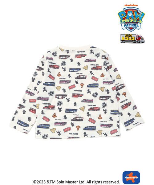 SLAP SLIP / スラップ スリップ その他 | 【パウ・パトロール×SLAPSLIP】ビッグトラックプリント半袖Tシャツ+総柄プリント長袖Tシャツ2点セット(90~130cm) | 詳細7