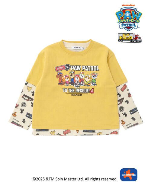 SLAP SLIP / スラップ スリップ その他 | 【パウ・パトロール×SLAPSLIP】ビッグトラックプリント半袖Tシャツ+総柄プリント長袖Tシャツ2点セット(90~130cm) | 詳細10