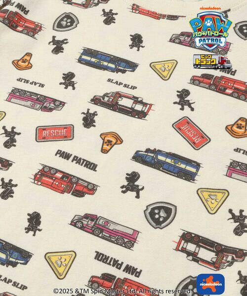 SLAP SLIP / スラップ スリップ その他 | 【パウ・パトロール×SLAPSLIP】ビッグトラックプリント半袖Tシャツ+総柄プリント長袖Tシャツ2点セット(90~130cm) | 詳細21