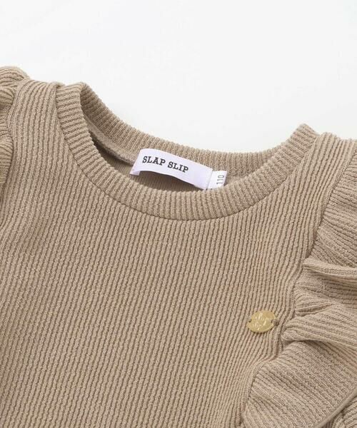 SLAP SLIP / スラップ スリップ その他 | 【お揃い】チェック花柄コーデュロイワンピース+ニットベスト2点セット(80~130cm) | 詳細12