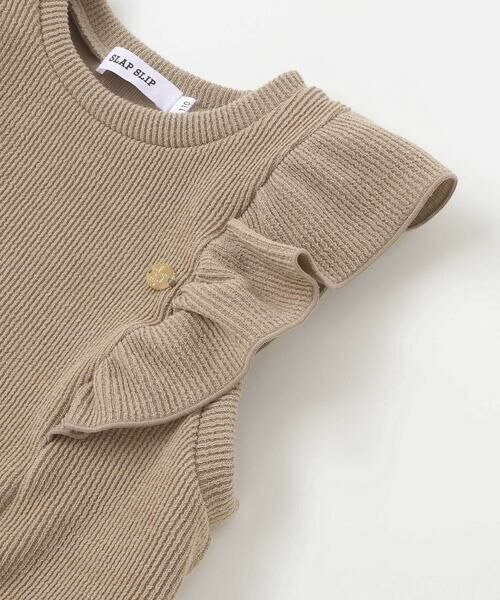 SLAP SLIP / スラップ スリップ その他 | 【お揃い】チェック花柄コーデュロイワンピース+ニットベスト2点セット(80~130cm) | 詳細13