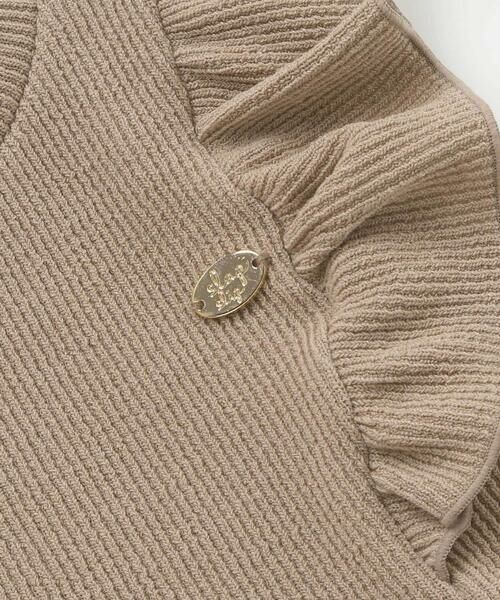 SLAP SLIP / スラップ スリップ その他 | 【お揃い】チェック花柄コーデュロイワンピース+ニットベスト2点セット(80~130cm) | 詳細15