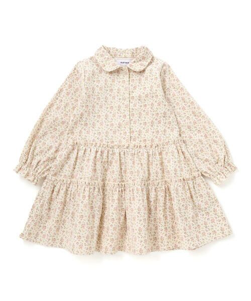 SLAP SLIP / スラップ スリップ その他 | 【お揃い】チェック花柄コーデュロイワンピース+ニットベスト2点セット(80~130cm) | 詳細1