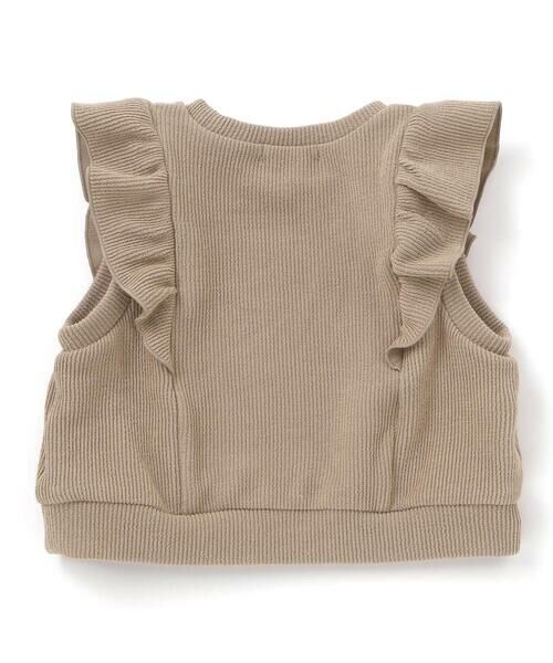 SLAP SLIP / スラップ スリップ その他 | 【お揃い】チェック花柄コーデュロイワンピース+ニットベスト2点セット(80~130cm) | 詳細3