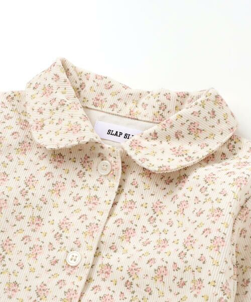 SLAP SLIP / スラップ スリップ その他 | 【お揃い】チェック花柄コーデュロイワンピース+ニットベスト2点セット(80~130cm) | 詳細4