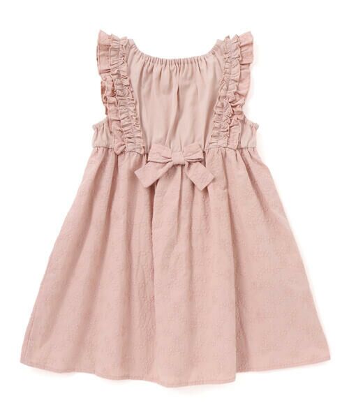 SLAP SLIP / スラップ スリップ ミニ・ひざ丈スカート | 肩フリル花柄レースジャンパースカート(80~130cm) | 詳細4