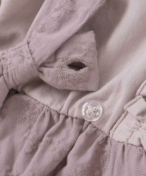 SLAP SLIP / スラップ スリップ ミニ・ひざ丈スカート | 肩フリル花柄レースジャンパースカート(80~130cm) | 詳細15