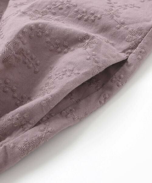 SLAP SLIP / スラップ スリップ ミニ・ひざ丈スカート | 肩フリル花柄レースジャンパースカート(80~130cm) | 詳細18