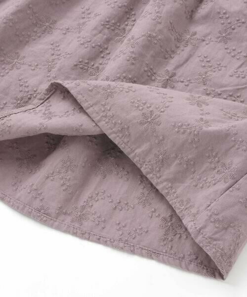 SLAP SLIP / スラップ スリップ ミニ・ひざ丈スカート | 肩フリル花柄レースジャンパースカート(80~130cm) | 詳細19