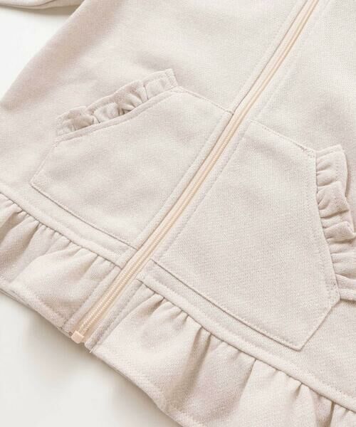 SLAP SLIP / スラップ スリップ パーカー | アニマルネコウサギ耳付きフード裾フリルフルジップパーカー(80~130cm) | 詳細11