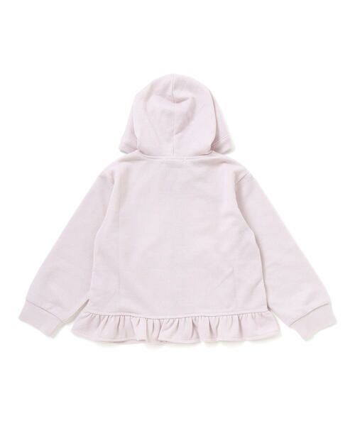 SLAP SLIP / スラップ スリップ パーカー | アニマルネコウサギ耳付きフード裾フリルフルジップパーカー(80~130cm) | 詳細16