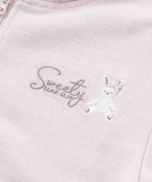 SLAP SLIP / スラップ スリップ パーカー | アニマルネコウサギ耳付きフード裾フリルフルジップパーカー(80~130cm) | 詳細18