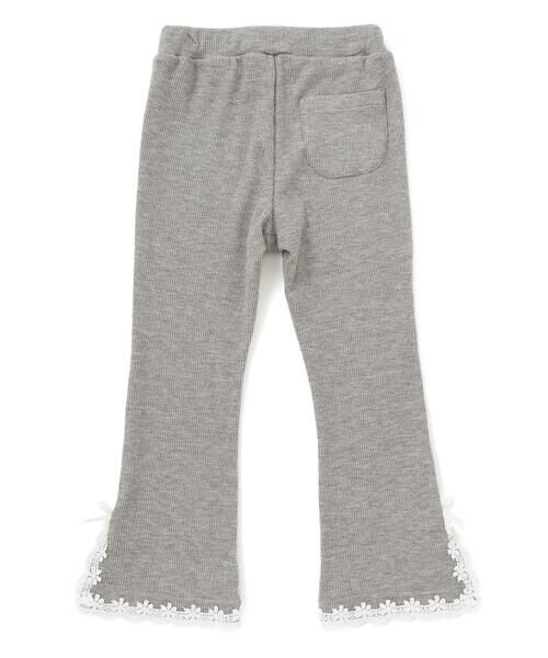 SLAP SLIP / スラップ スリップ レギンス・スパッツ | レースリボン裾フレア9分丈レギンス(80~130cm) | 詳細8