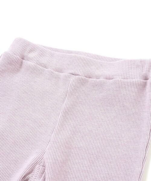 SLAP SLIP / スラップ スリップ レギンス・スパッツ | レースリボン裾フレア9分丈レギンス(80~130cm) | 詳細14