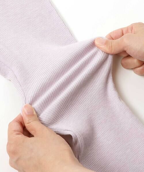 SLAP SLIP / スラップ スリップ レギンス・スパッツ | レースリボン裾フレア9分丈レギンス(80~130cm) | 詳細19