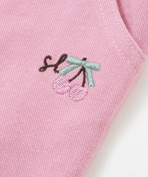 SLAP SLIP / スラップ スリップ チノ・ワークパンツ | 裾レース折り返し柄プリントデニム風パンツ(80~120cm) | 詳細9