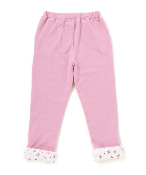 SLAP SLIP / スラップ スリップ チノ・ワークパンツ | 裾レース折り返し柄プリントデニム風パンツ(80~120cm) | 詳細6