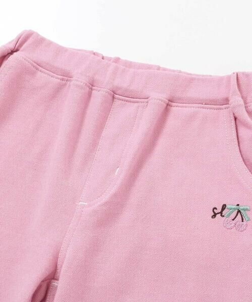 SLAP SLIP / スラップ スリップ チノ・ワークパンツ | 裾レース折り返し柄プリントデニム風パンツ(80~120cm) | 詳細7