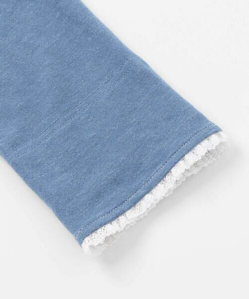 SLAP SLIP / スラップ スリップ チノ・ワークパンツ | 裾レース折り返し柄プリントデニム風パンツ(80~120cm) | 詳細20