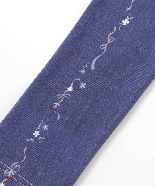 SLAP SLIP / スラップ スリップ チノ・ワークパンツ | 恐竜ロケットワッペンレースキラキラデニム風プリント8分丈パンツ(80~120cm) | 詳細18