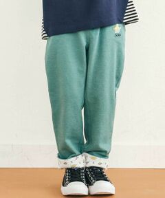 SLAP SLIP / スラップ スリップ チノ・ワークパンツ | 消防車恐竜折り返し柄プリントデニム風パンツ(80~130cm)