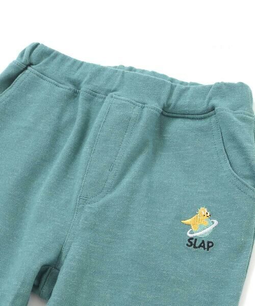 SLAP SLIP / スラップ スリップ チノ・ワークパンツ | 消防車恐竜折り返し柄プリントデニム風パンツ(80~130cm) | 詳細11