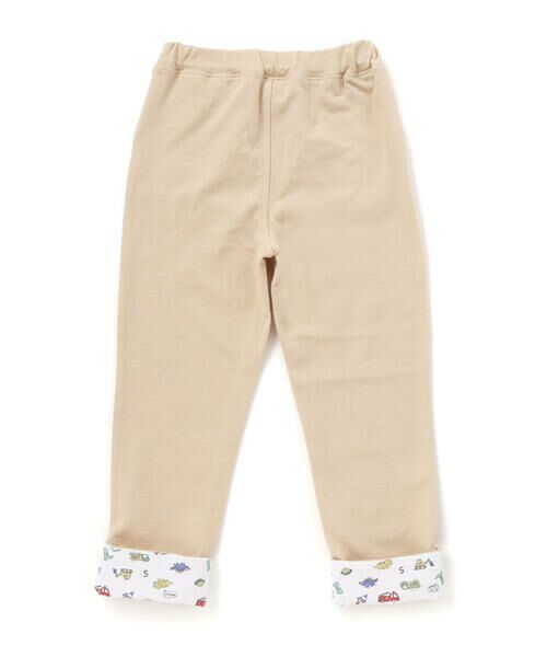 SLAP SLIP / スラップ スリップ チノ・ワークパンツ | 消防車恐竜折り返し柄プリントデニム風パンツ(80~130cm) | 詳細21