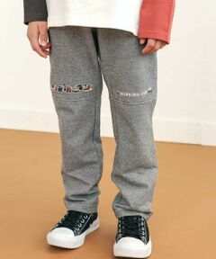 SLAP SLIP / スラップ スリップ チノ・ワークパンツ | はたらくくるまワッペン刺しゅう切り替えパンツ(80~130cm)