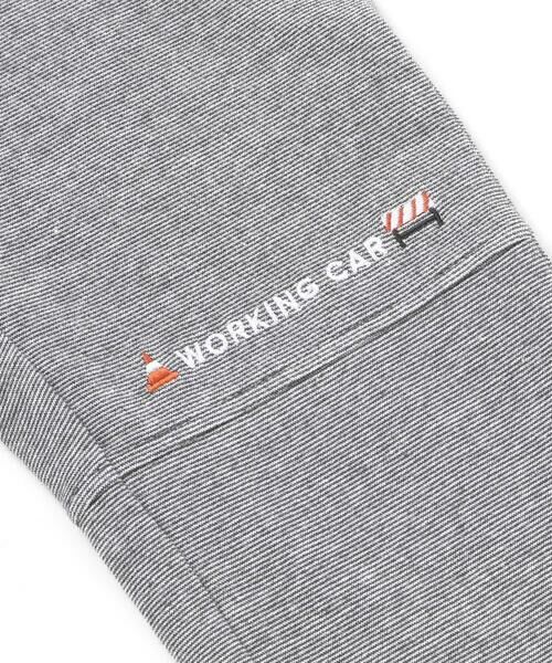 SLAP SLIP / スラップ スリップ チノ・ワークパンツ | はたらくくるまワッペン刺しゅう切り替えパンツ(80~130cm) | 詳細11