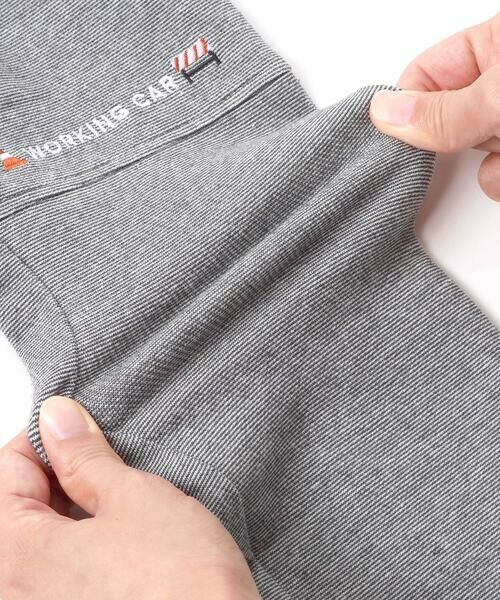 SLAP SLIP / スラップ スリップ チノ・ワークパンツ | はたらくくるまワッペン刺しゅう切り替えパンツ(80~130cm) | 詳細12