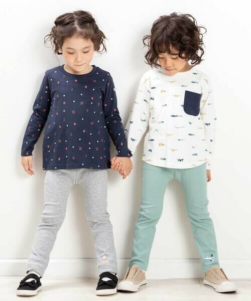 SLAP SLIP / スラップ スリップ チノ・ワークパンツ | 【スララク/防汚加工/オーガニックコットン】前後フリーで時短！パパパッと穿ける9分丈前向きパンツ(80~120cm) | 詳細11