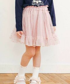 SLAP SLIP / スラップ スリップ ミニ・ひざ丈スカート | ウエストリボンキラキララメチュールスカート(90~130cm)