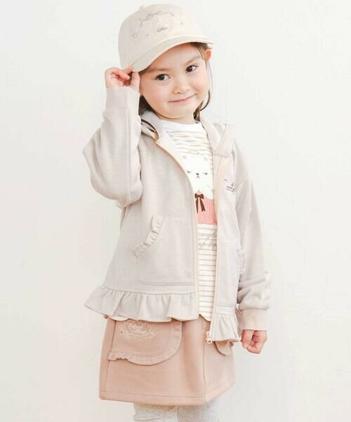 SLAP SLIP / スラップ スリップ キャップ | 後ろリボンフェミニンモチーフ刺しゅうキャップ(52~54cm) | 詳細1