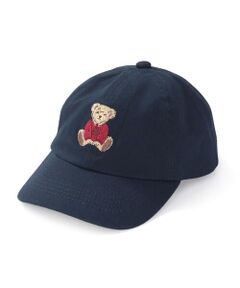 SLAP SLIP / スラップ スリップ キャップ | デニムツイルアニマルクマ刺しゅうキャップ(52~54cm)