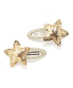 SLAP SLIP / スラップ スリップ ヘアピン | リボンキラキラスターハートモチーフパッチンピンセット