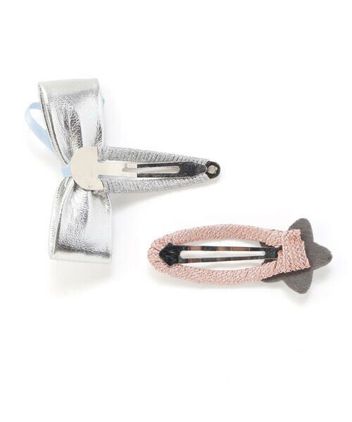 SLAP SLIP / スラップ スリップ ヘアピン | リボンキラキラスターハートモチーフパッチンピンセット | 詳細19