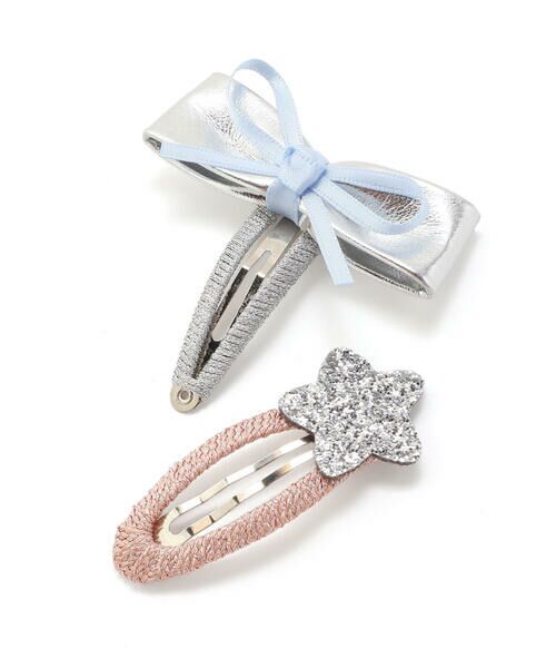 SLAP SLIP / スラップ スリップ ヘアピン | リボンキラキラスターハートモチーフパッチンピンセット | 詳細20