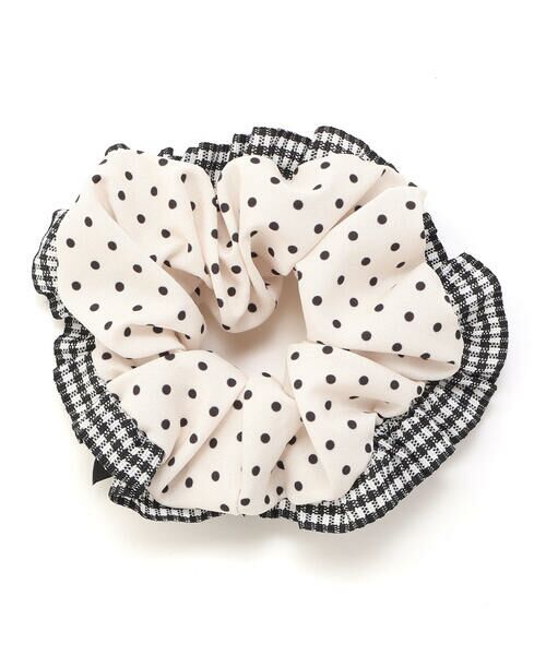 SLAP SLIP / スラップ スリップ ヘアゴム・シュシュ | チェックドットリボンフリルシュシュ | 詳細2