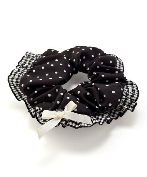 SLAP SLIP / スラップ スリップ ヘアゴム・シュシュ | チェックドットリボンフリルシュシュ | 詳細6