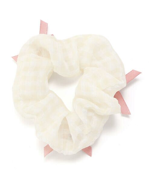 SLAP SLIP / スラップ スリップ ヘアゴム・シュシュ | チェックドットリボンフリルシュシュ | 詳細8