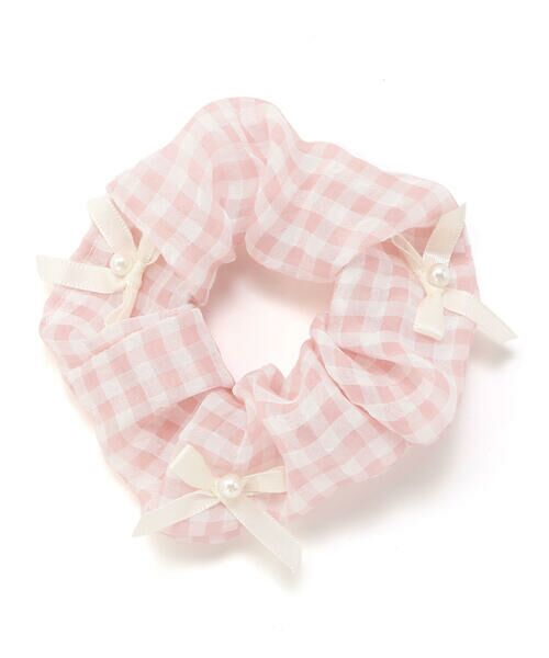 SLAP SLIP / スラップ スリップ ヘアゴム・シュシュ | チェックドットリボンフリルシュシュ | 詳細11