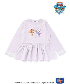 SLAP SLIP / スラップ スリップ Tシャツ | 【パウ・パトロール×SLAPSLIP】プリントキラキラプリント袖フリルトップス(90~130cm)
