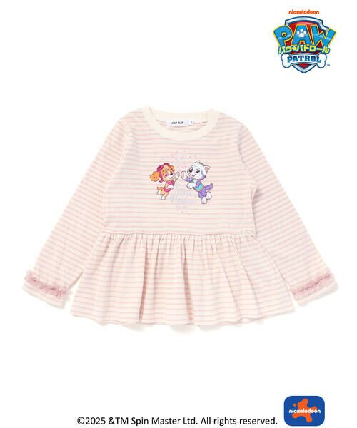 SLAP SLIP / スラップ スリップ Tシャツ | 【パウ・パトロール×SLAPSLIP】プリントキラキラプリント袖フリルトップス(90~130cm) | 詳細13