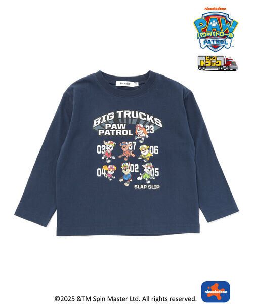 SLAP SLIP / スラップ スリップ Tシャツ | 【パウ・パトロール×SLAPSLIP】ビッグトラックプリントTシャツ(90~130cm) | 詳細6