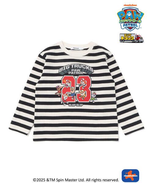 SLAP SLIP / スラップ スリップ Tシャツ | 【パウ・パトロール×SLAPSLIP】ビッグトラックプリントTシャツ(90~130cm) | 詳細15