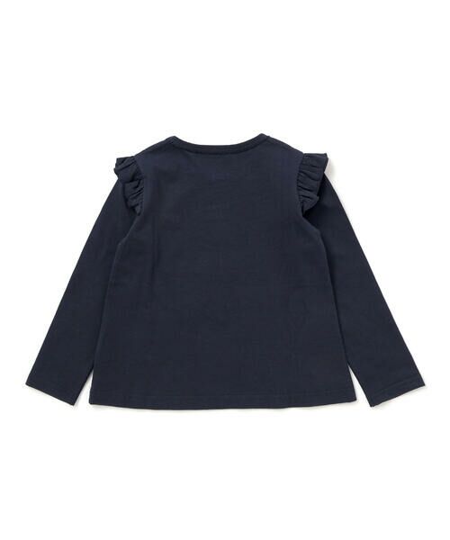 SLAP SLIP / スラップ スリップ Tシャツ | 肩フリルキラキララインストーンティータイムTシャツ(80~130cm) | 詳細4