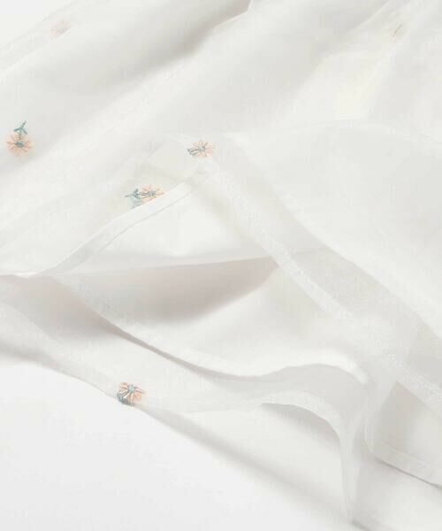 SLAP SLIP / スラップ スリップ Tシャツ | 花柄刺しゅうオーガンジービスチェドッキングTシャツ(80~130cm) | 詳細18