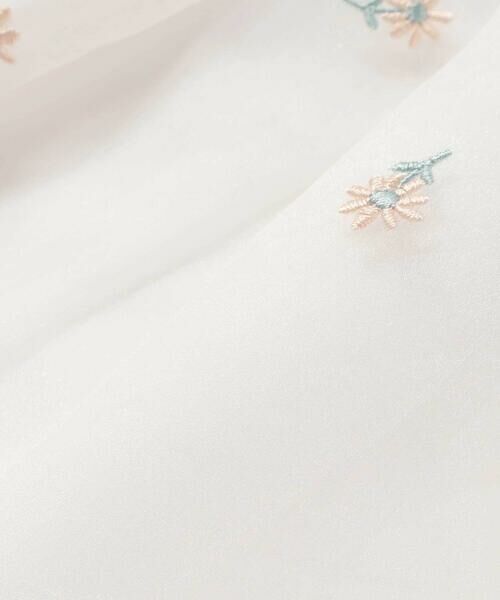 SLAP SLIP / スラップ スリップ Tシャツ | 花柄刺しゅうオーガンジービスチェドッキングTシャツ(80~130cm) | 詳細19