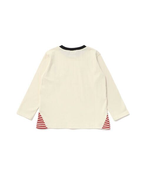 SLAP SLIP / スラップ スリップ Tシャツ | はたらくくるま恐竜ロケットプリントポケット付き長袖Tシャツ(80~130cm) | 詳細2